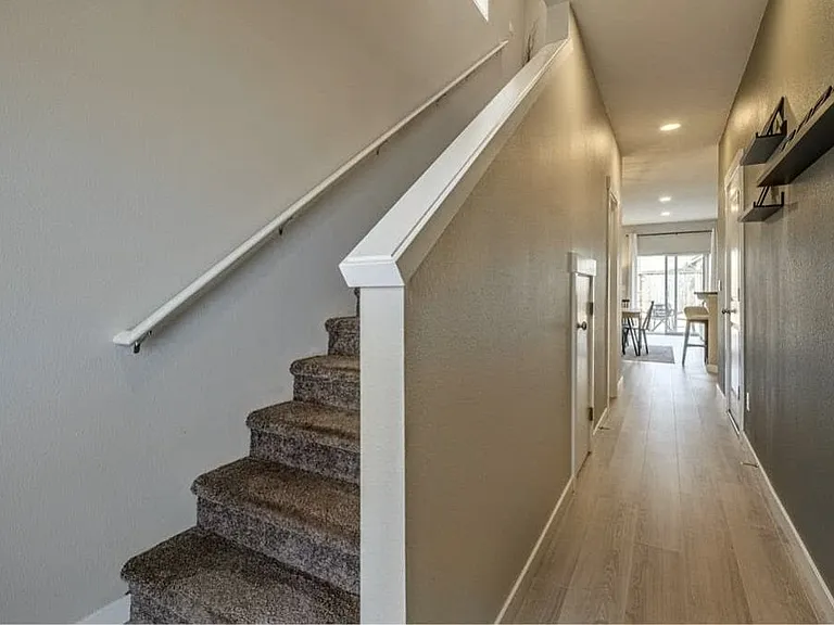 Accent Wall at the Foyer in downstair