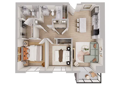 Floor plan 163A-104