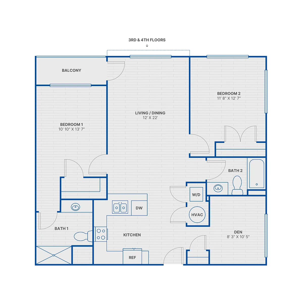 Floor plan Southport ADA
