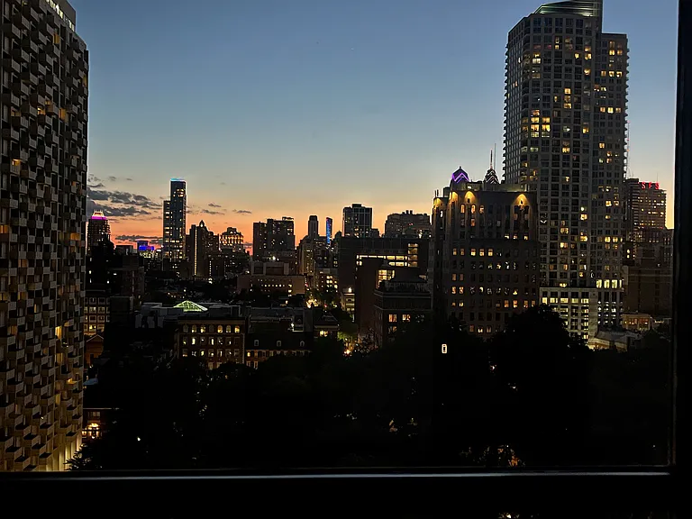 Your nighttime Views from living room