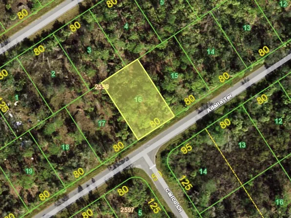1465 ADALIA TERRACE LOT 16, PORT CHARLOTTE, FL 33953