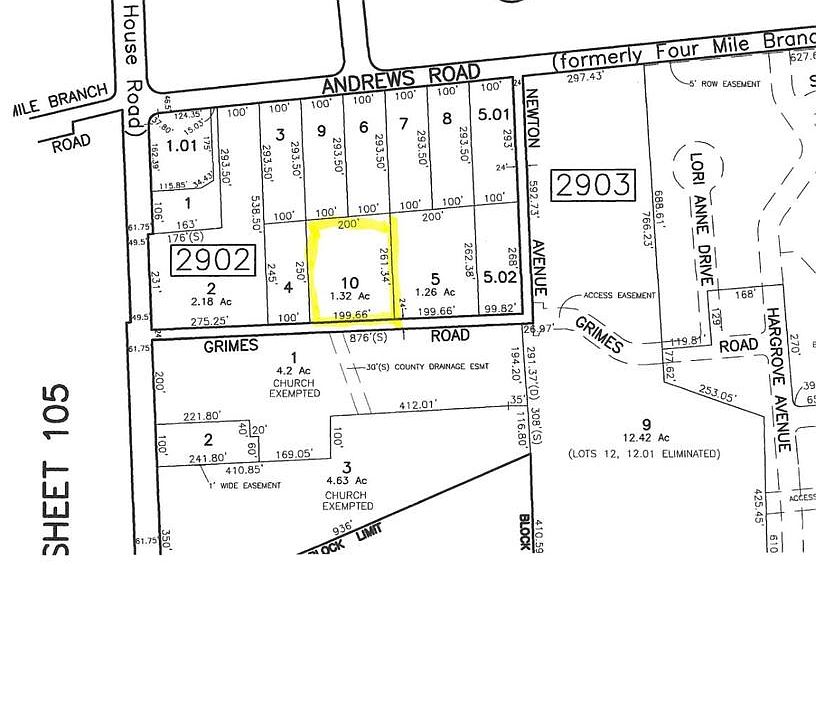 1st image of 0 Grimes Rd
