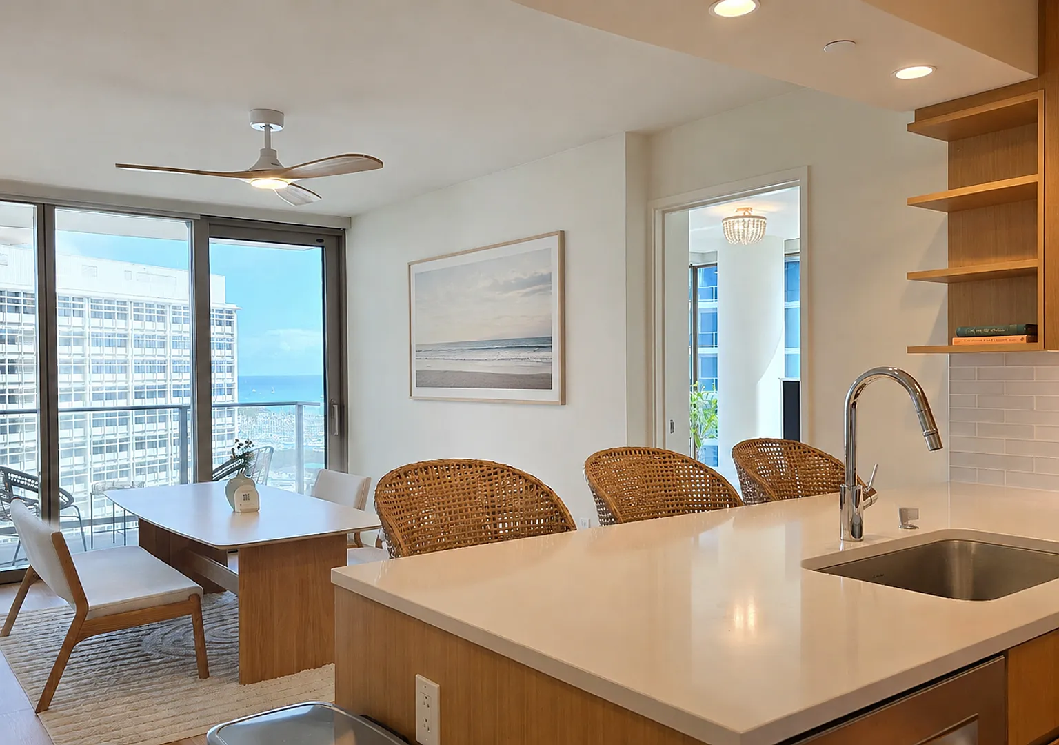 Furnished 2 bd / 2 bath / 2 parking at Sky Ala Moana West — Photo 1