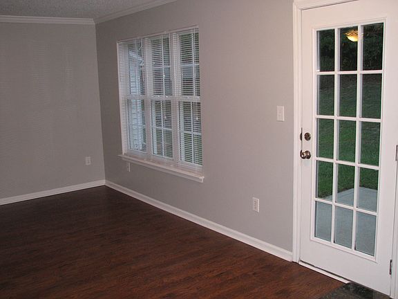 Back door from kitchent