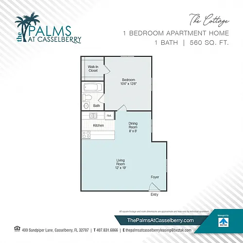 Floor plan The Cottage