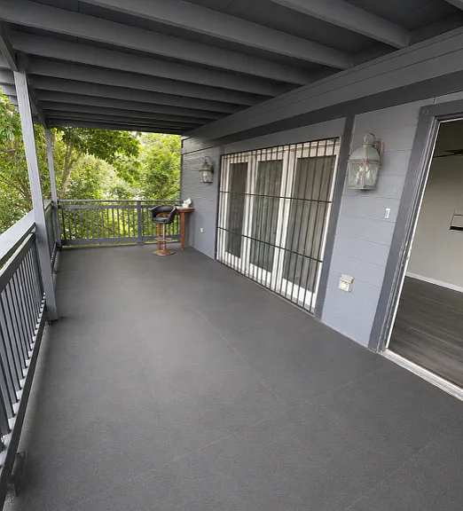 Private exterior patio