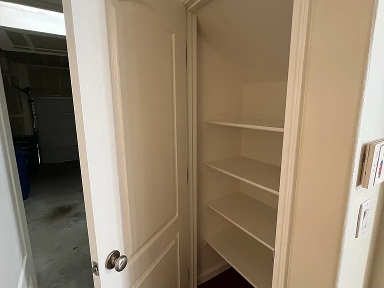 Hall closet