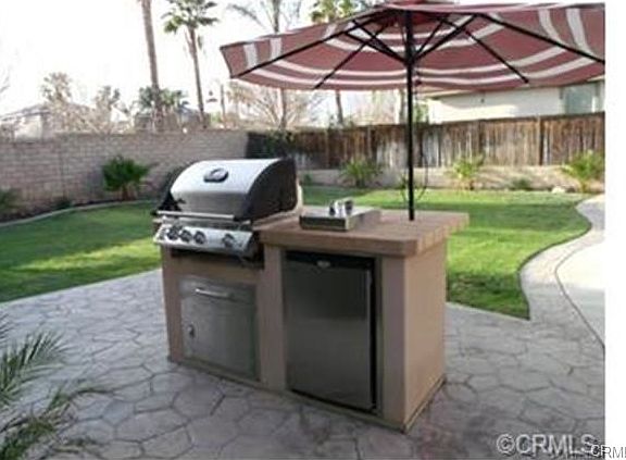 BBQ and Frig for entertaining