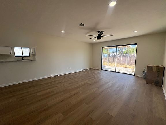 Family Room and Dining Room with luxury vinyl plank floors