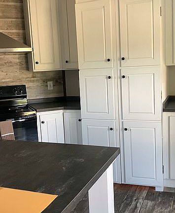 Pantry with laundry access