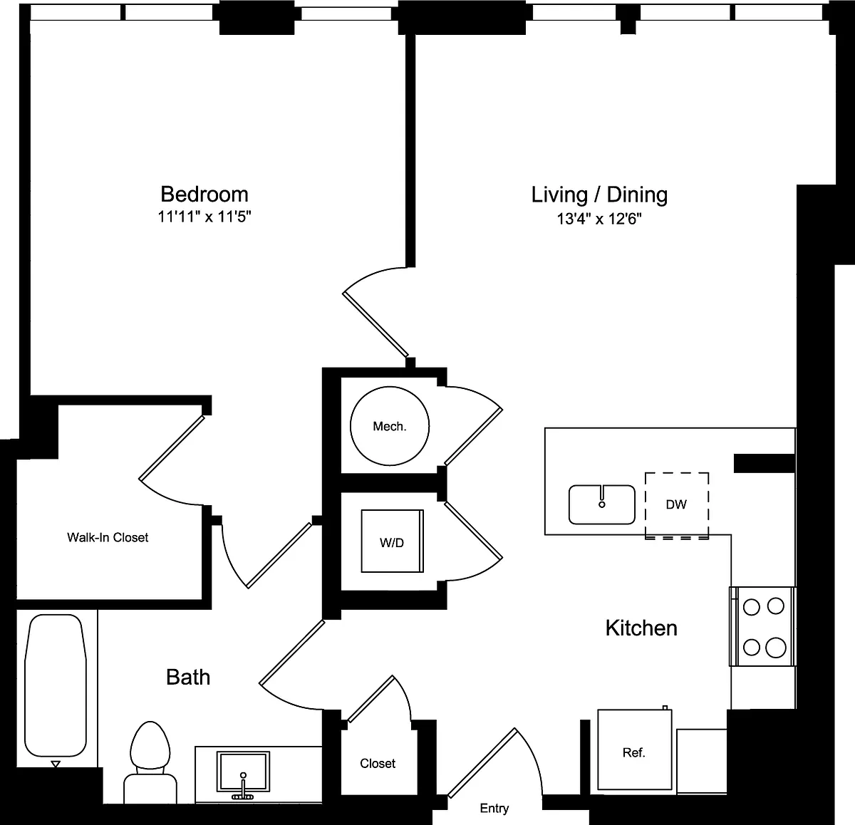 Floor plan 1A1