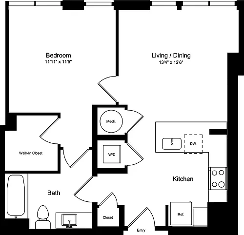 Floor plan 1A1