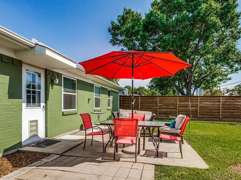 Backyard patio