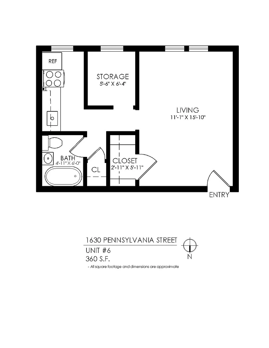 Floor plan Studio