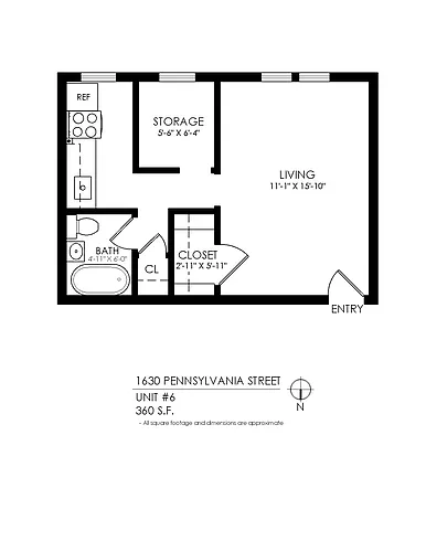 Floor plan Studio