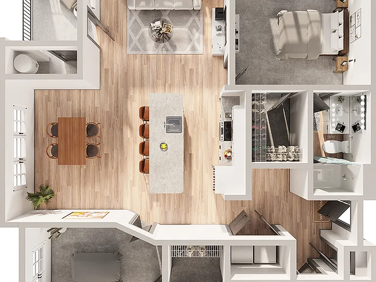Wesley Village - B8 Floor Plan Wesley Village - B8 Floor Plan
