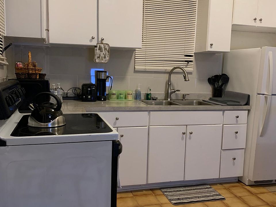 Kitchen with large and small appliances