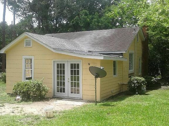 Looking at back of home from firepit.