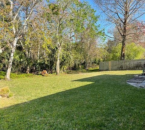 large back yard