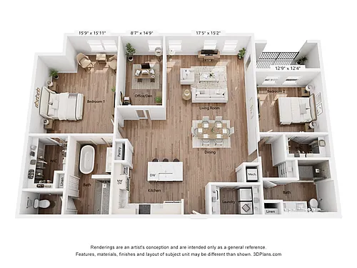 Floor plan B3D