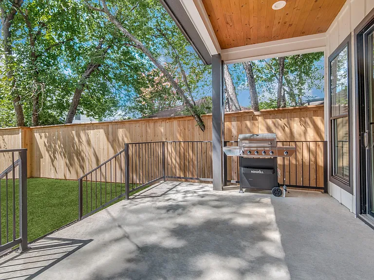 Big patio, grill available