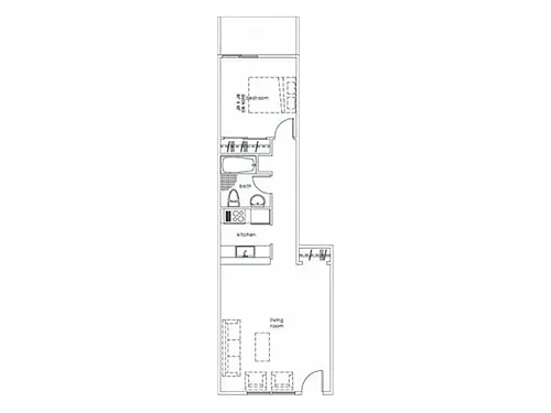 Floor plan 1X1-638