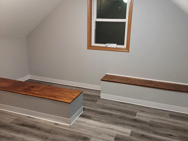 2nd Floor - view from hall of walk in closet .