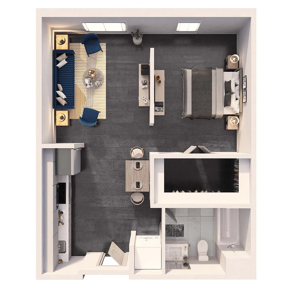 Floor plan Studio Standard