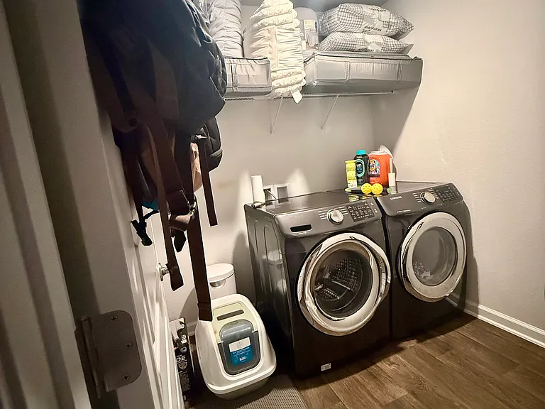 Laundry room.