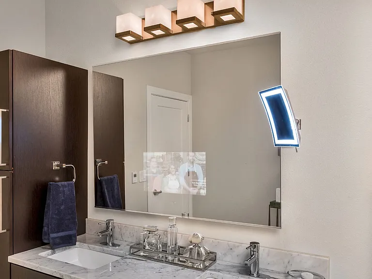 Bathroom Vanity with built in TV