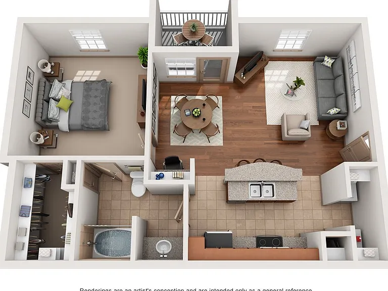Montage at Cinco Ranch - The Claremont - 1 Beds - 1 Baths - 775 Sq. ft.