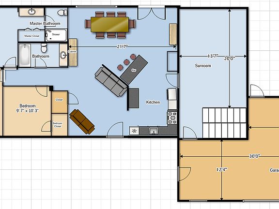 Main Level Floor Plan