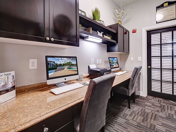 Business Center with Computers and Printer