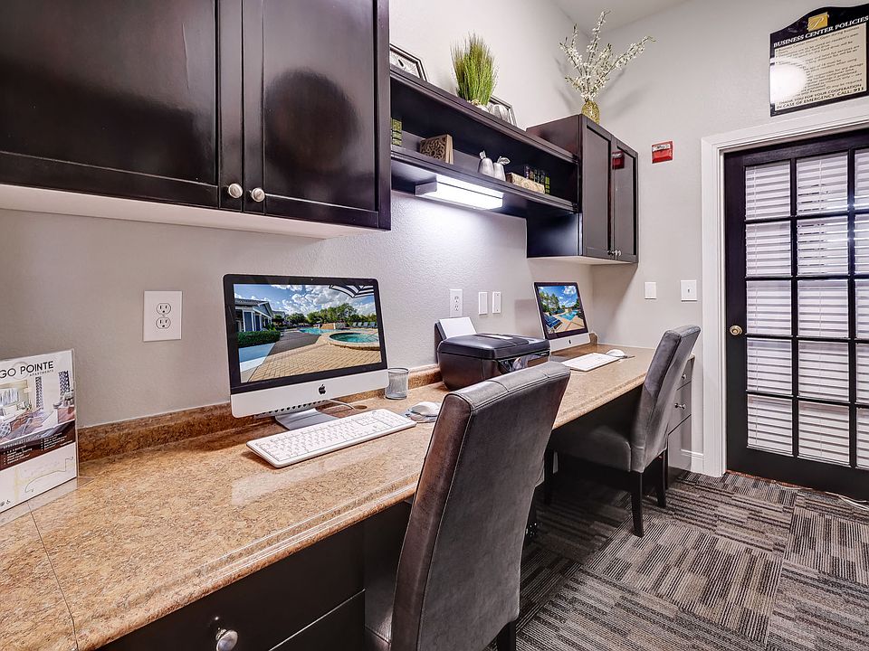 Business Center with Computers and Printer