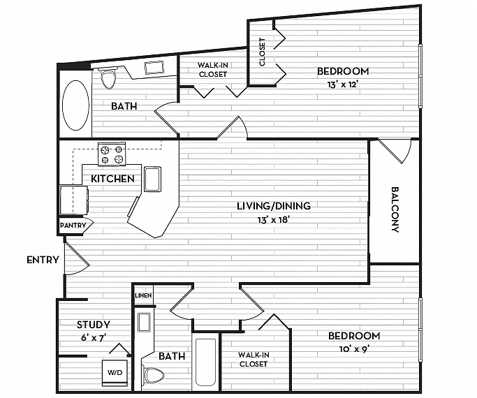 Floor plan Current / Driftwood / Breeze