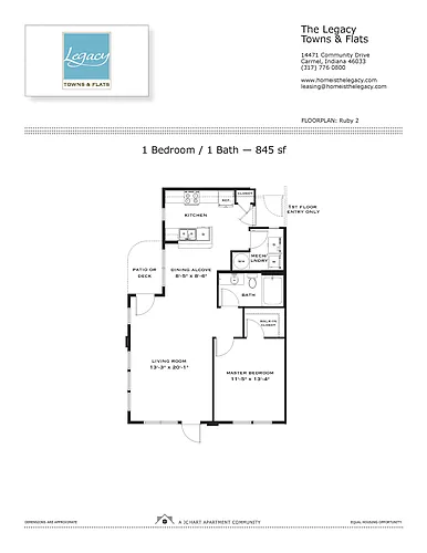 Floor plan Ruby 2 1.1