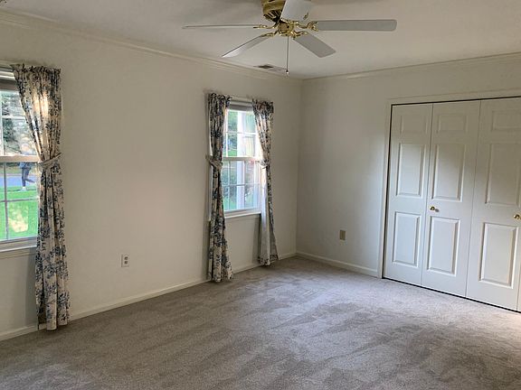 Master bedroom with custom closets