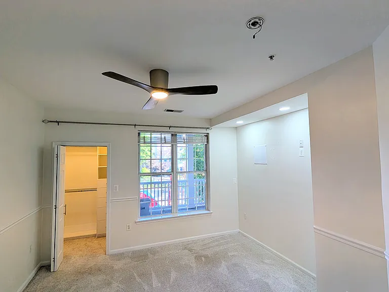 Master BR, pool view, upgraded closet