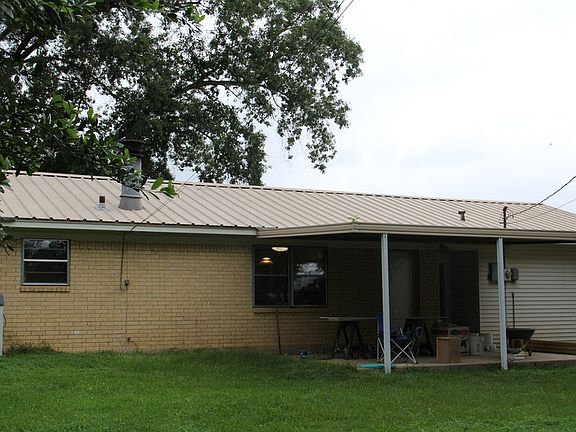 Back of house fenced yard