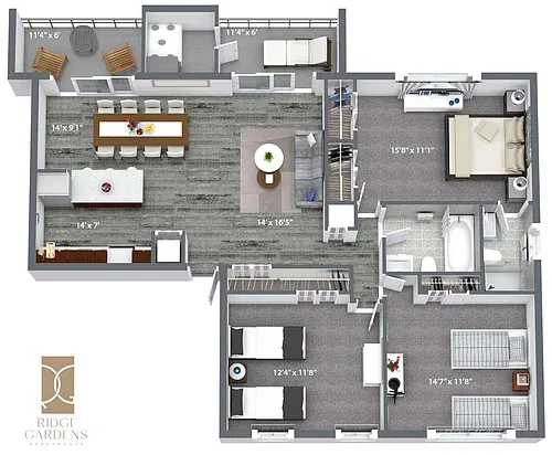 Floor plan Vanderbilt