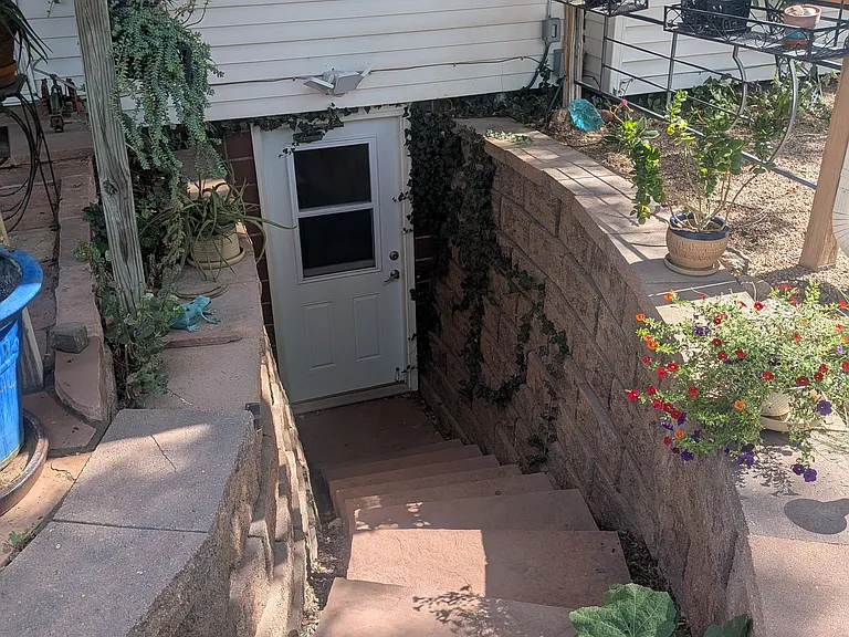 Entry looking down.