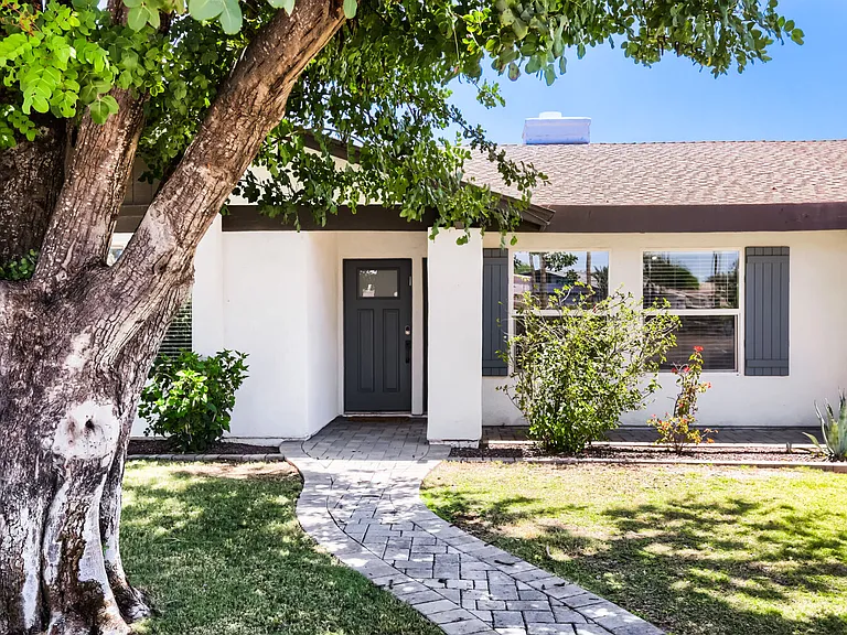 Front yard & main entry