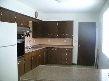 Nice size kitchen.