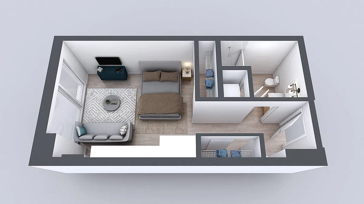 Floor plan S1 Affordable / MULTE