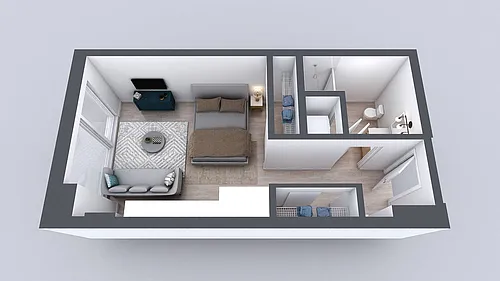 Floor plan S1 Affordable / MULTE