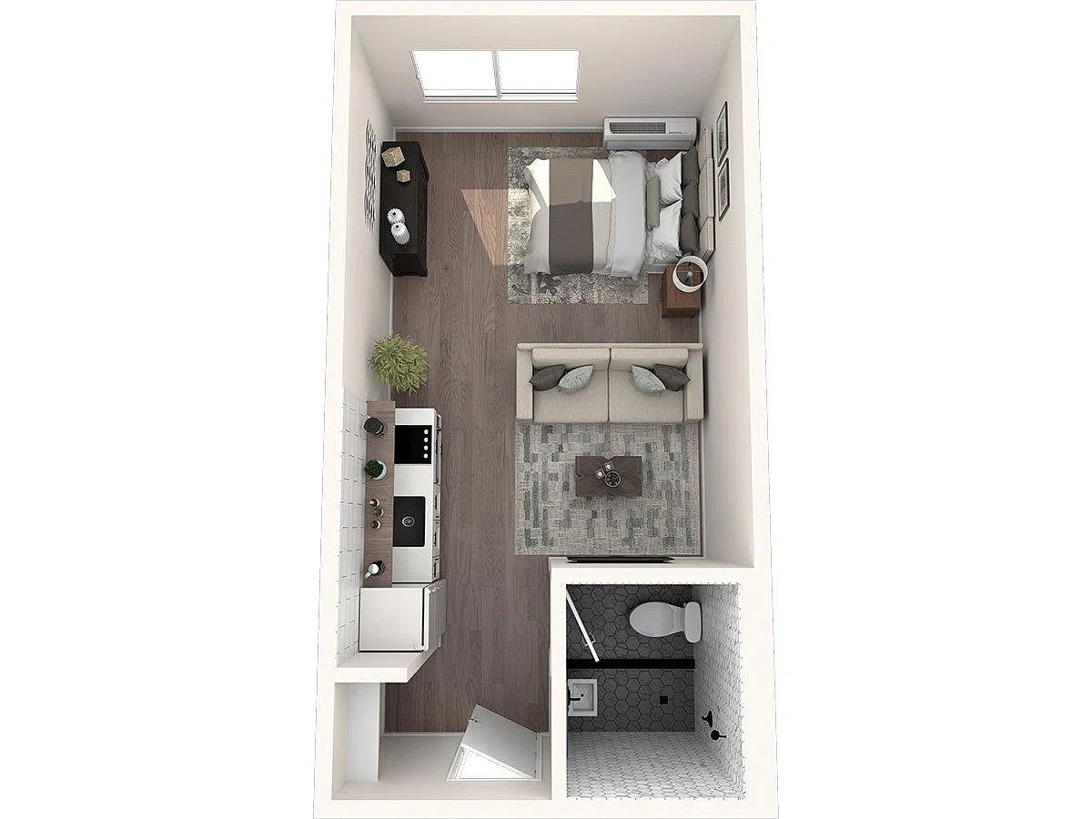 Floor plan Studio A