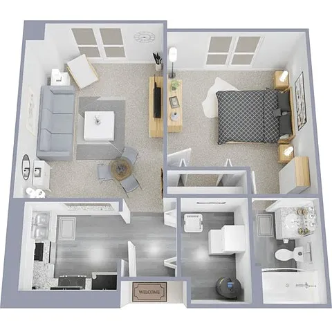 Floor plan Table Mountain - Mountain View