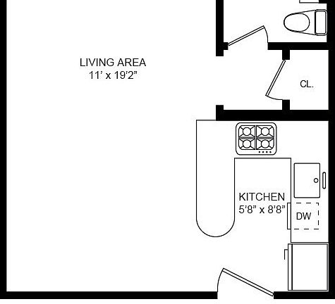 2nd image of 79 Bedford St #1C