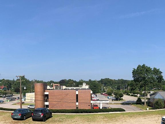 Looking downtown from front of building. Tons of exposure from property for your business