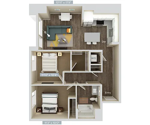 Floor plan B4-961